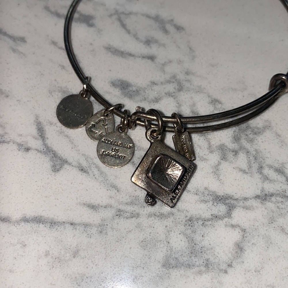 Silver Alex and Ani Graduation Bracelet - Picture 5 of 5